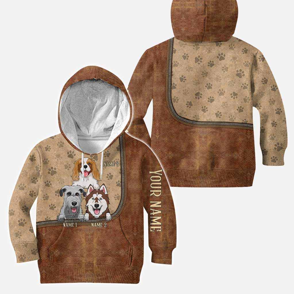 La vie est plus belle avec des chiens - Sweat à capuche et leggings personnalisés