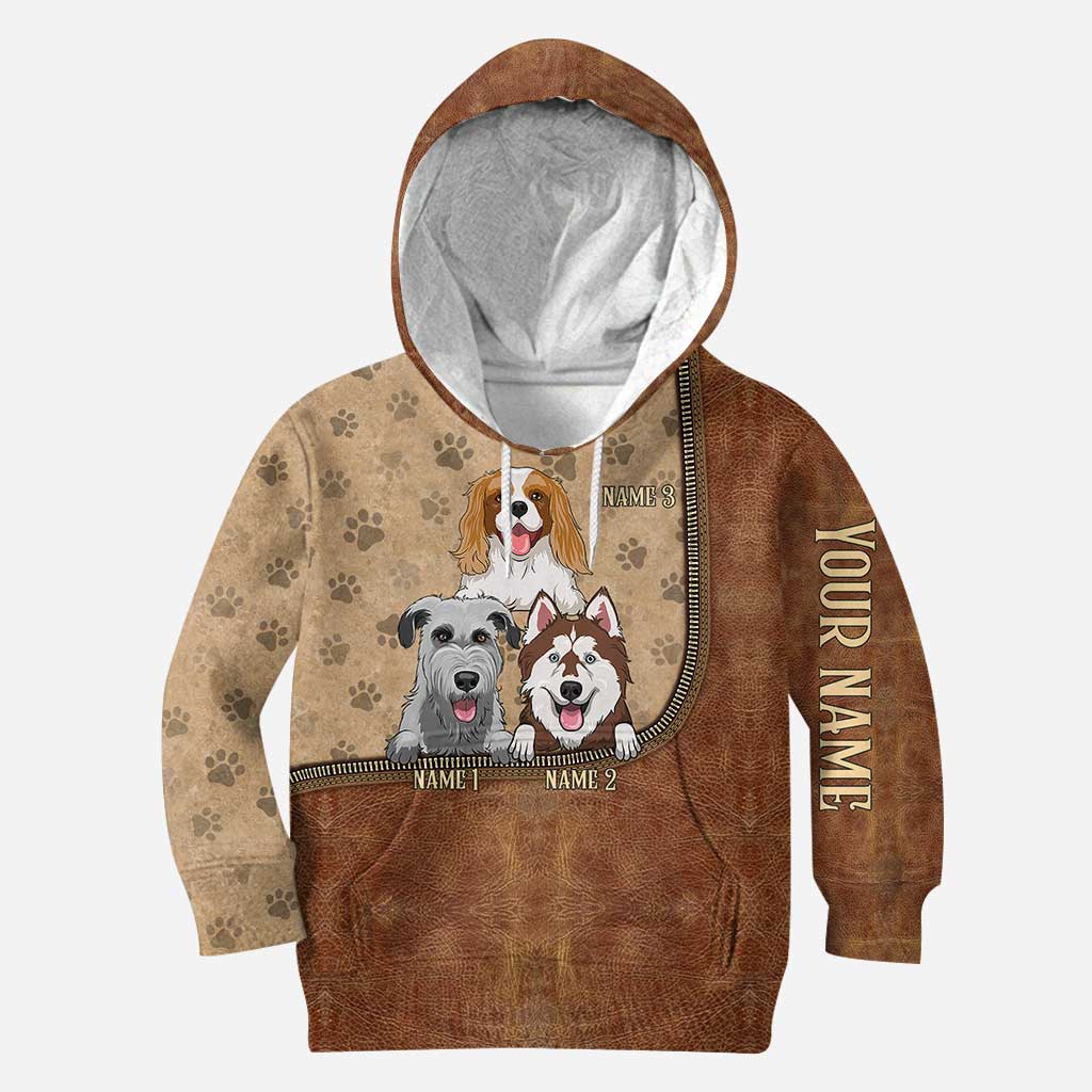 La vie est plus belle avec des chiens - Sweat à capuche et leggings personnalisés