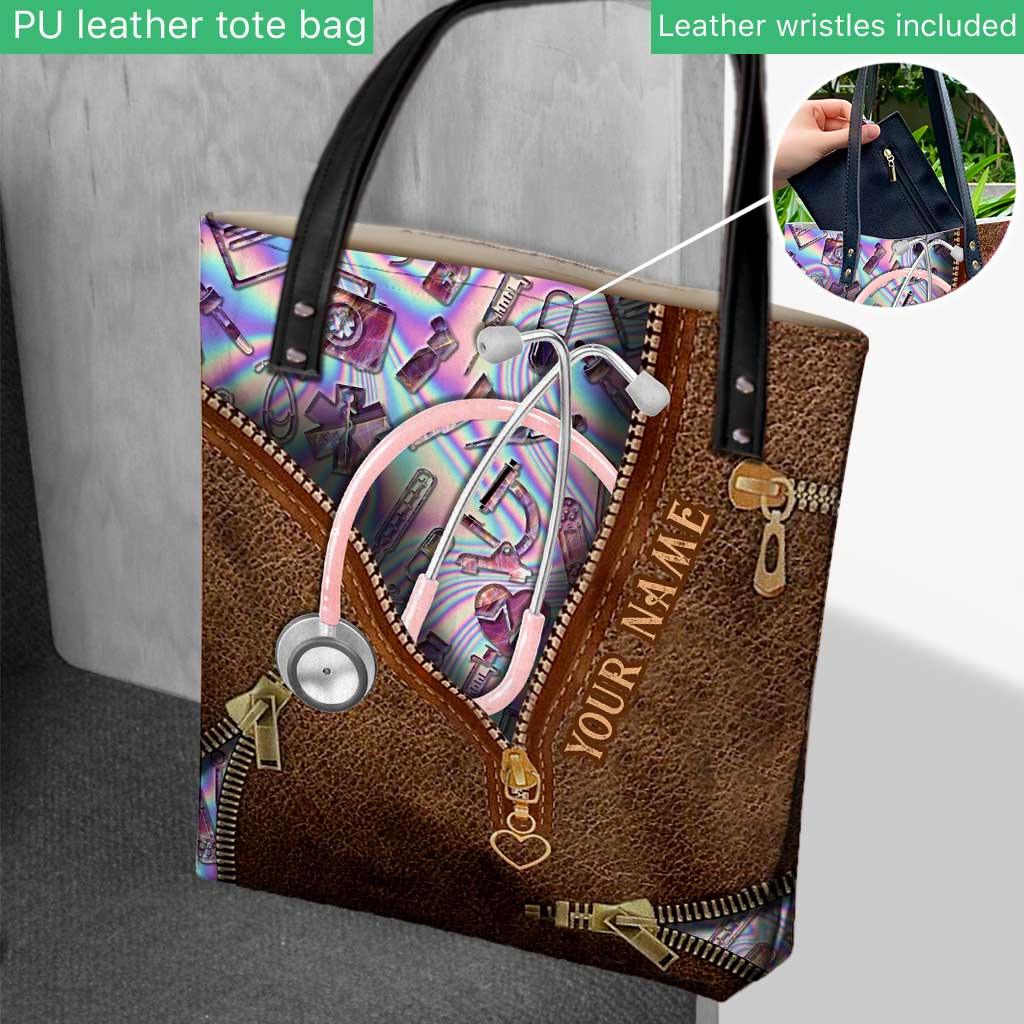 Vie d'infirmière - Sac fourre-tout personnalisé pour infirmière