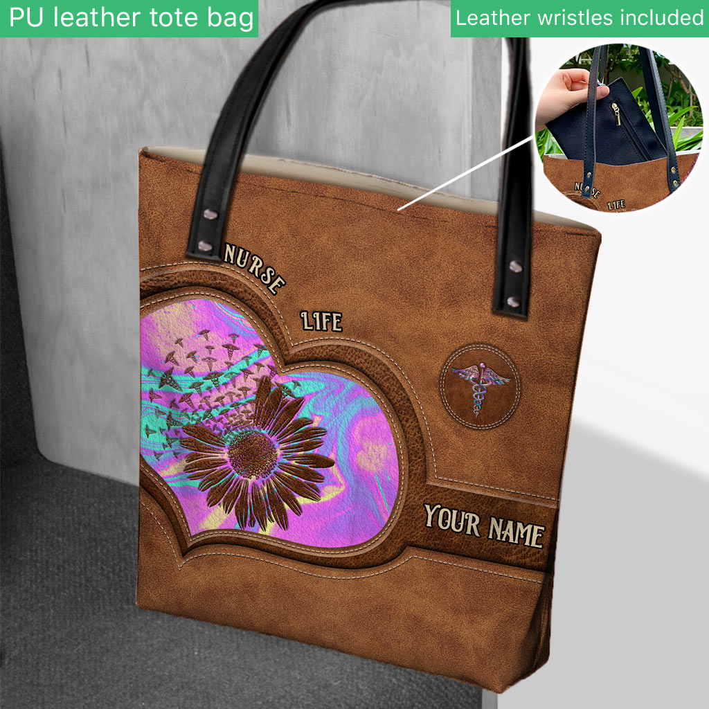 Vie d'infirmière - Sac fourre-tout personnalisé pour infirmière