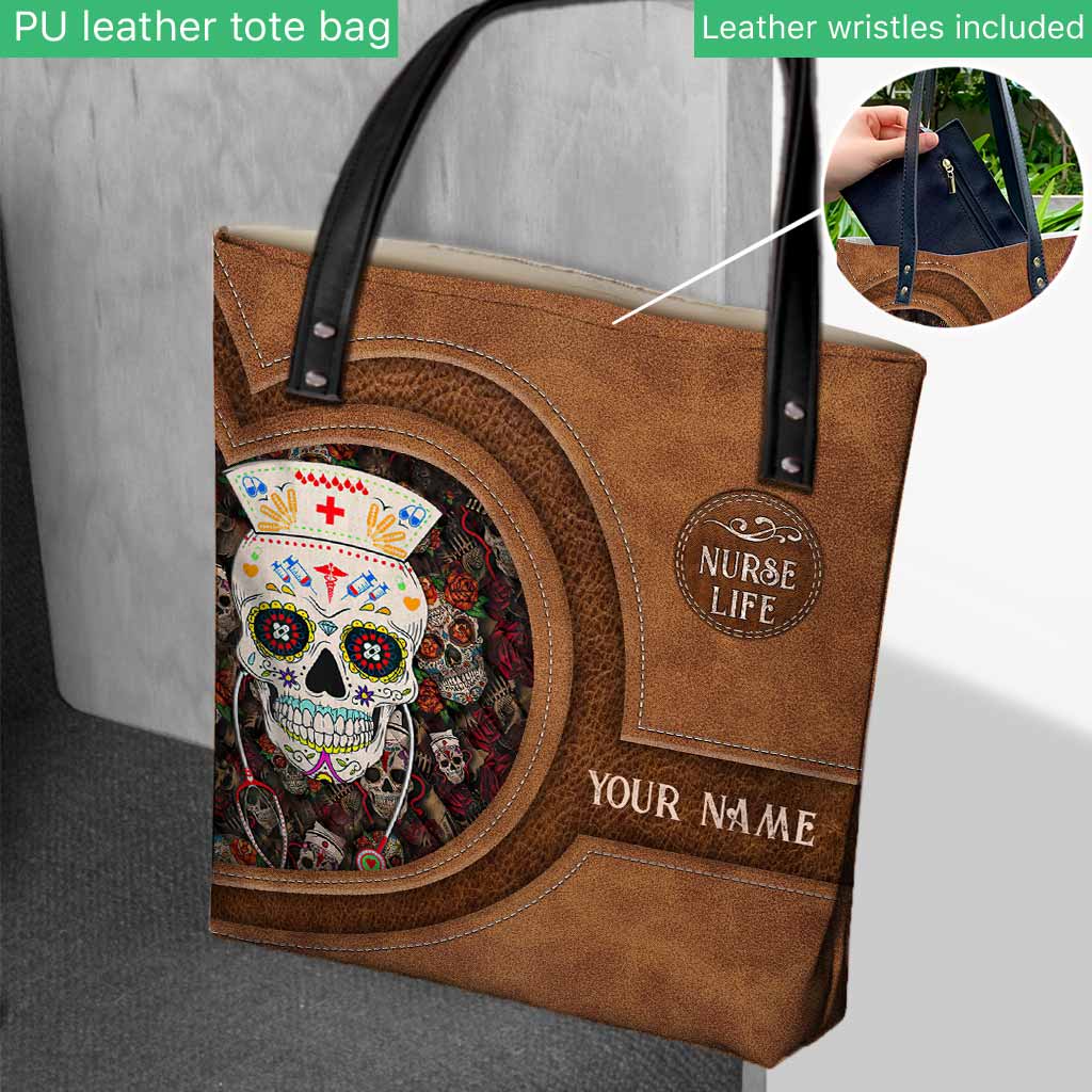 Vie d'infirmière - Sac fourre-tout personnalisé pour infirmière