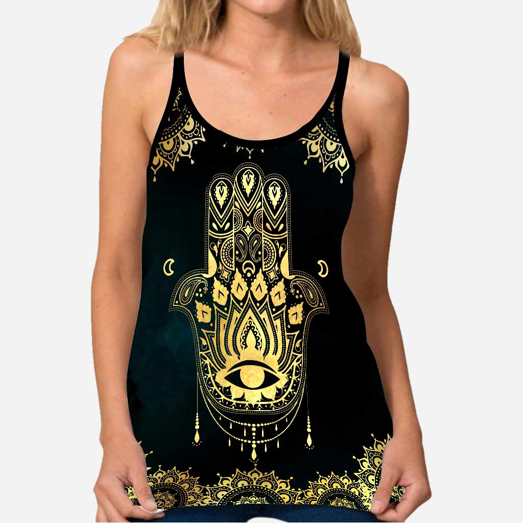 Hamsa Hand - Cross Tank Top