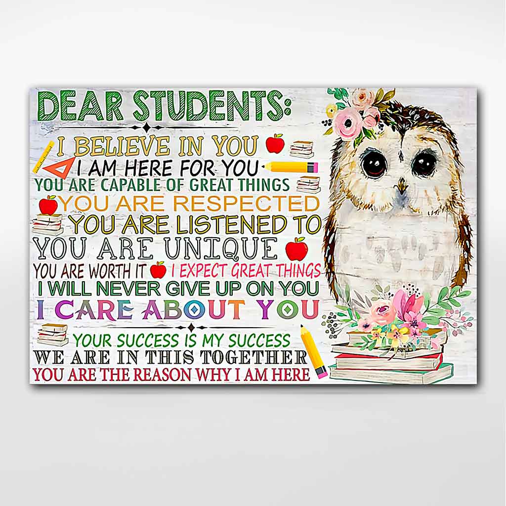 Dear Students - Teacher Poster 1121