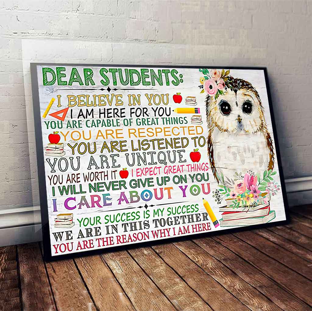 Dear Students - Teacher Poster 1121
