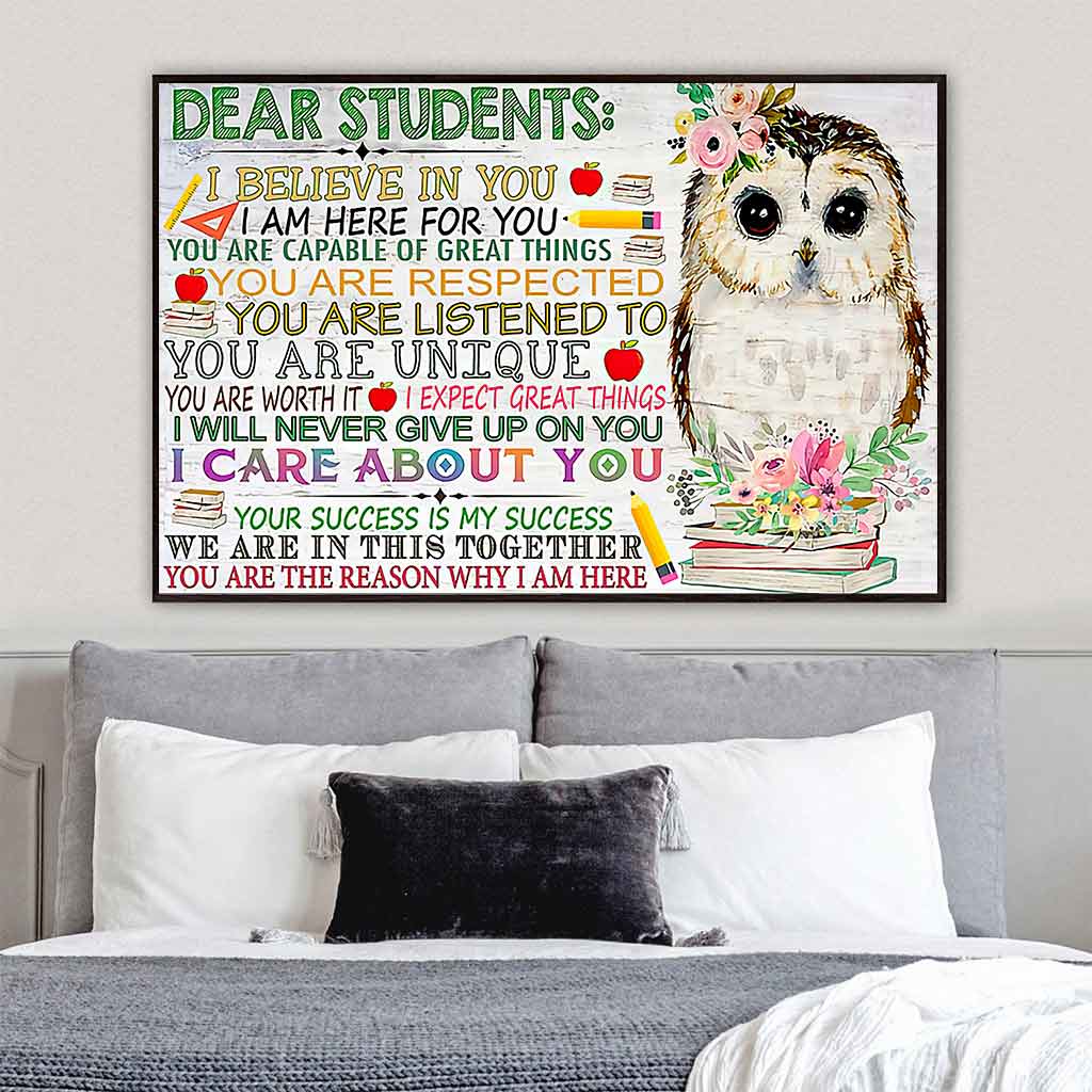 Dear Students - Teacher Poster 1121