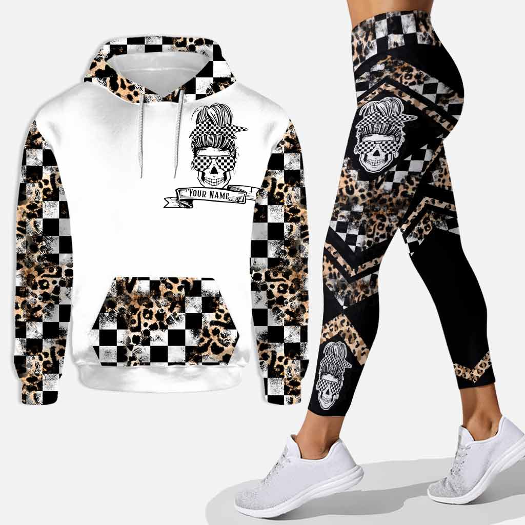 Just A Girl Who Loves Racing - Personalized Hoodie and Leggings