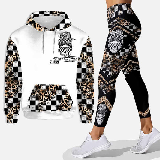 Just A Girl Who Loves Racing - Personalized Hoodie and Leggings