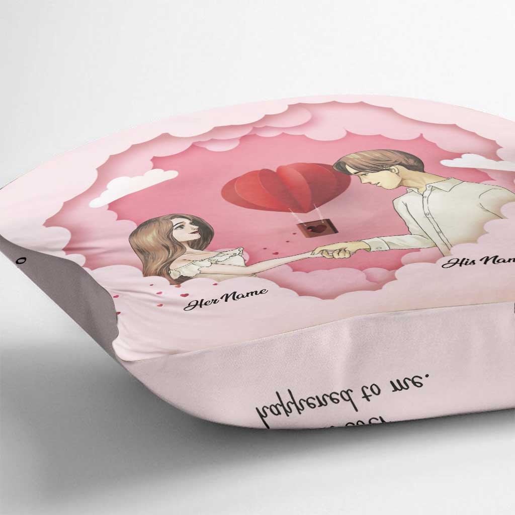 Les meilleurs moments ont été avec vous - Coussin décoratif personnalisé pour couple