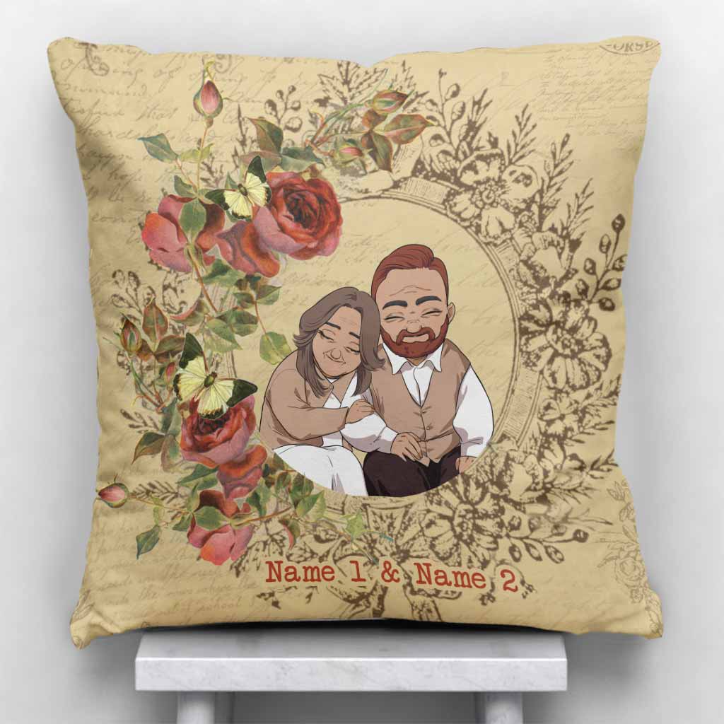 Tu es la meilleure chose qui me soit jamais arrivée - Coussin décoratif personnalisé pour couple