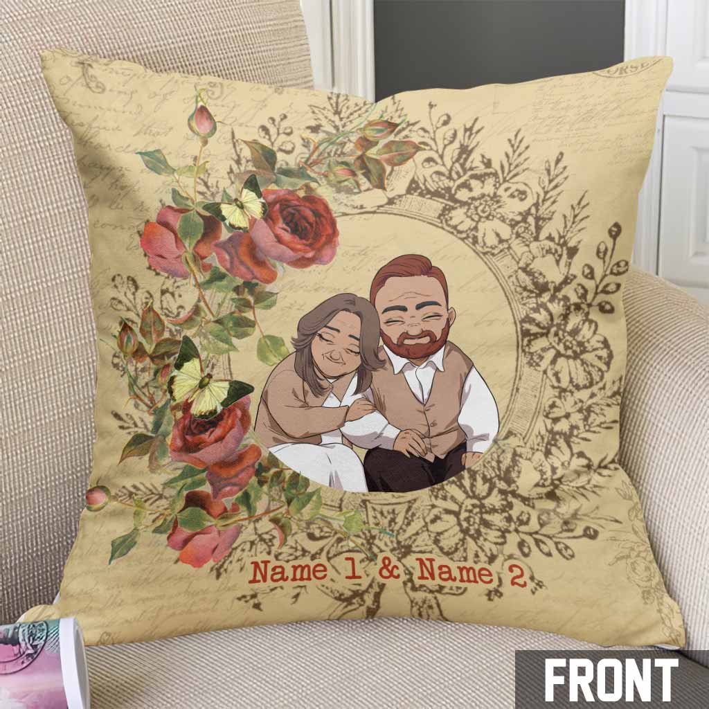 Tu es la meilleure chose qui me soit jamais arrivée - Coussin décoratif personnalisé pour couple