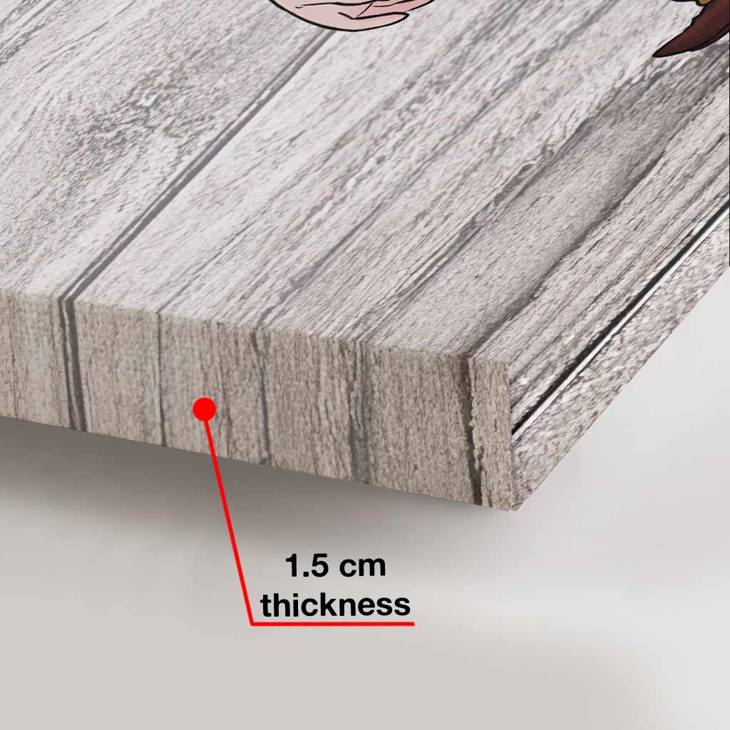 Quand on arrive au bout ensemble - Couple de campeurs - Affiche personnalisée