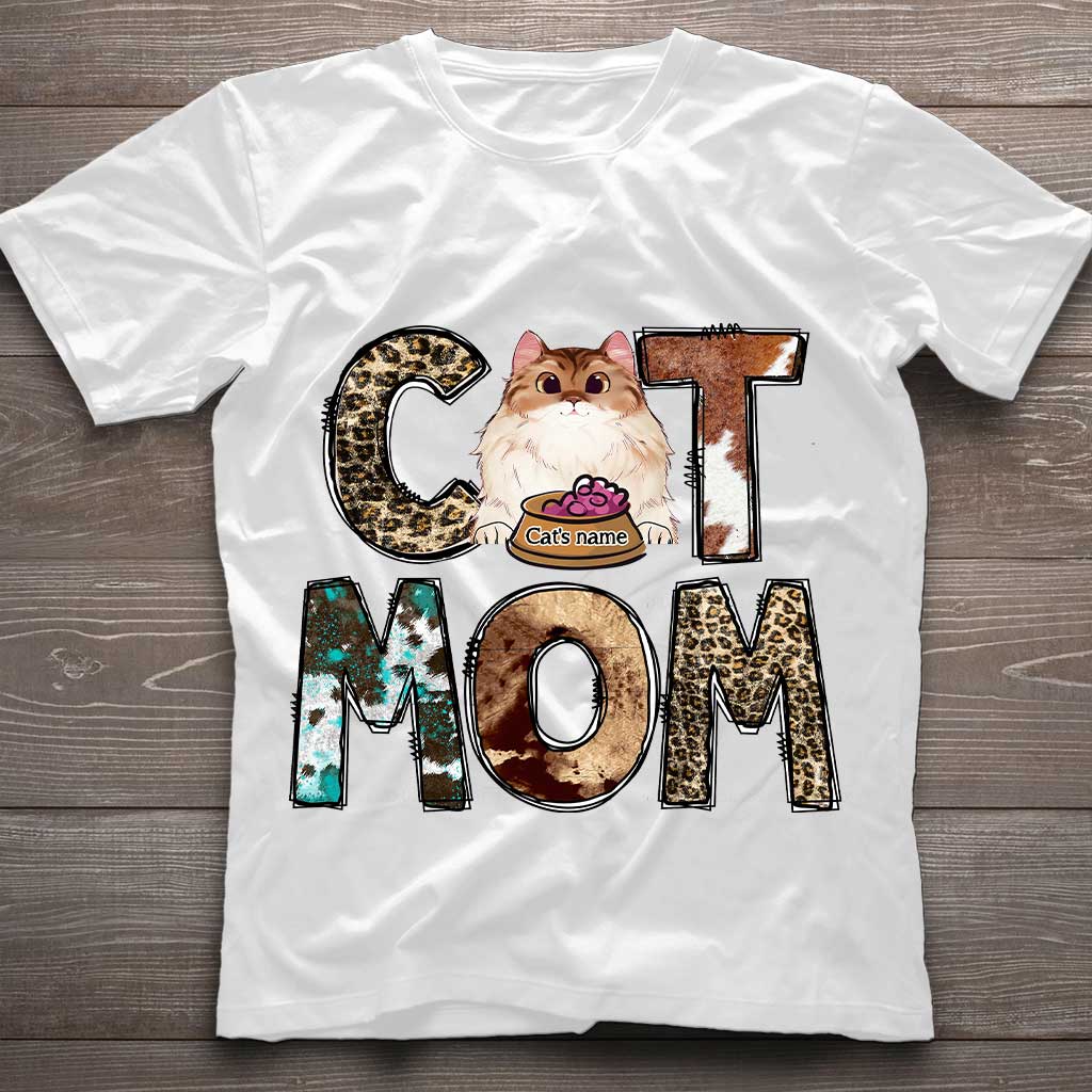 Maman Chat - T-shirt et sweat à capuche personnalisés pour la fête des mères et la fête des pères