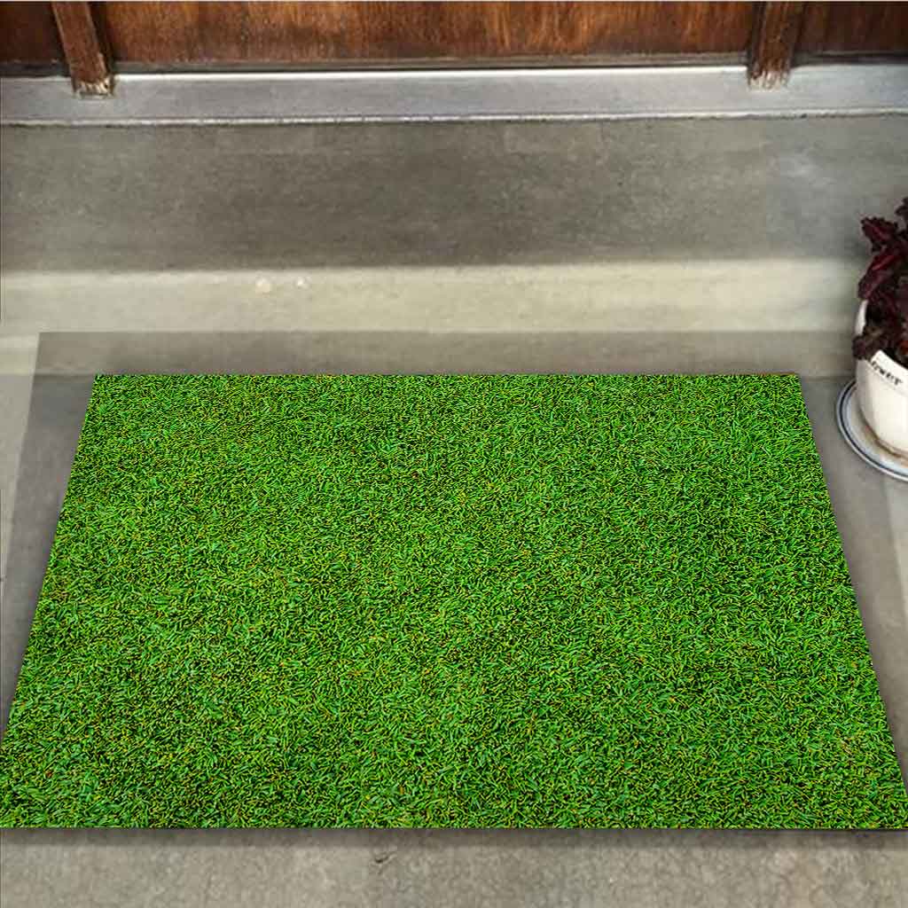 Bienvenue - Tapis de porte imprimé motif golf 3D