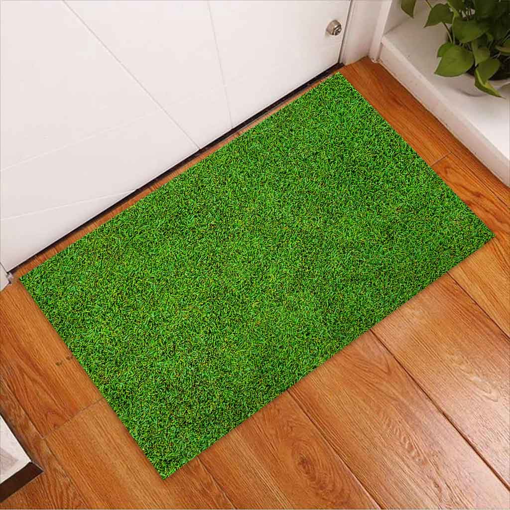 Bienvenue - Tapis de porte imprimé motif golf 3D