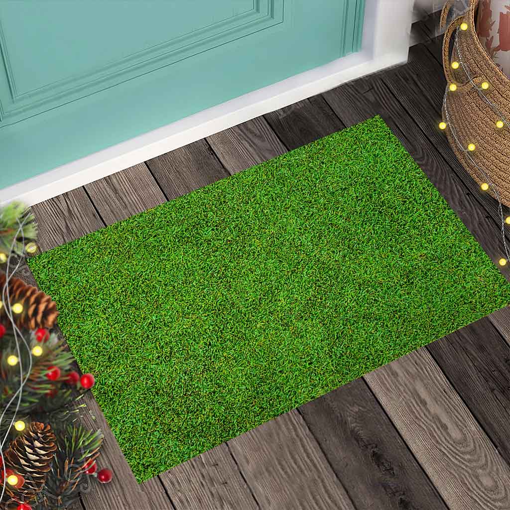Bienvenue - Tapis de porte imprimé motif golf 3D