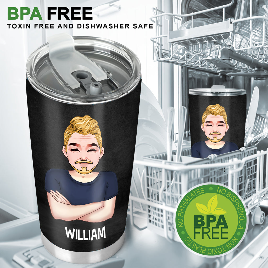 Voici à quoi ressemble un papa formidable - Gobelet isotherme personnalisé pour papa