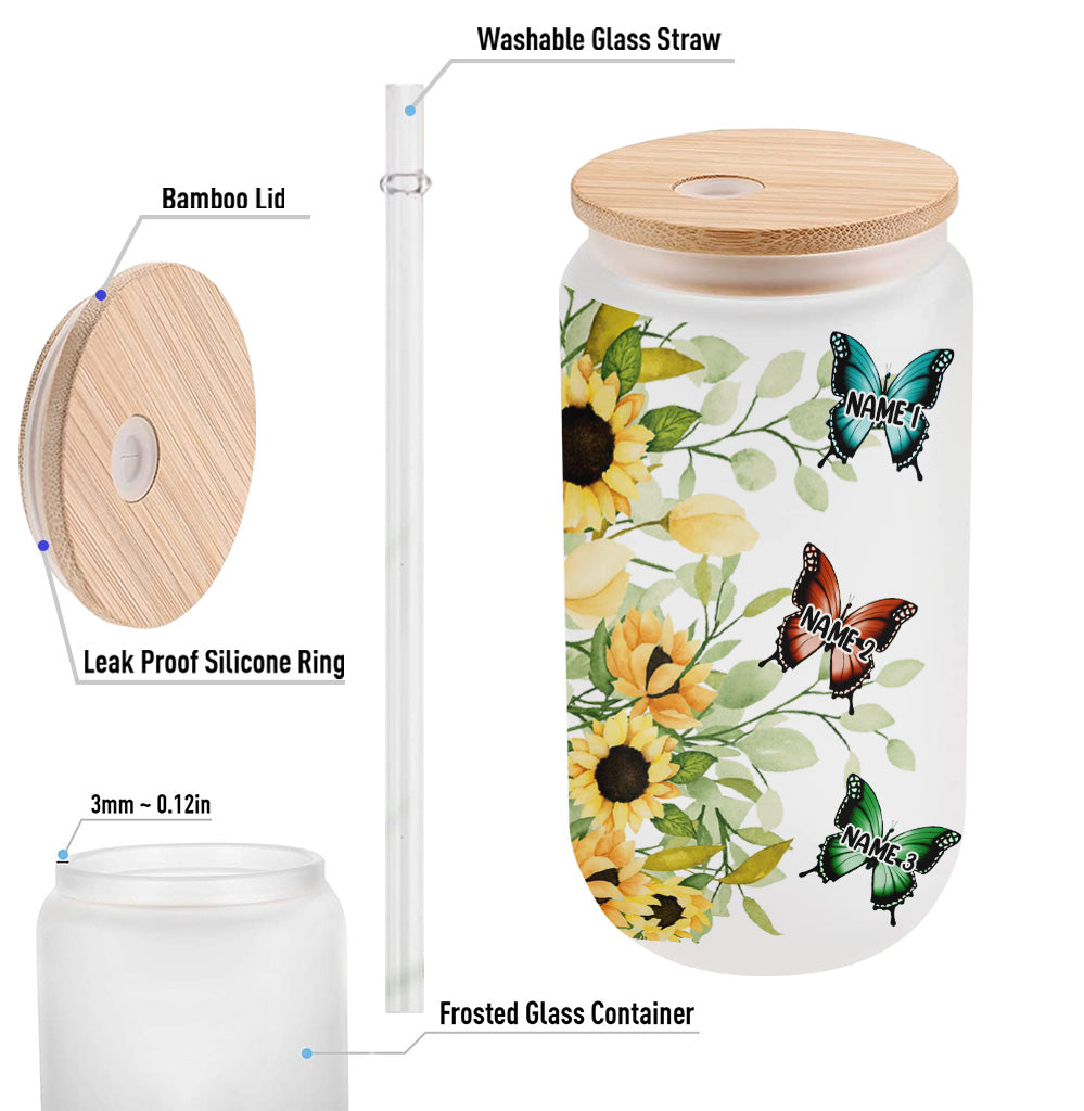 Maman Papillon - Verre personnalisé pour maman