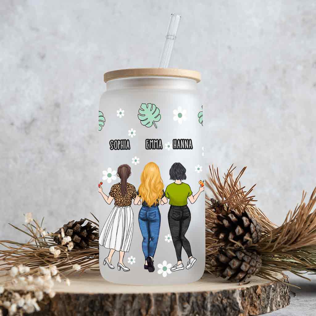 Meilleures amies pour toujours - Verre à canette personnalisé pour meilleures amies