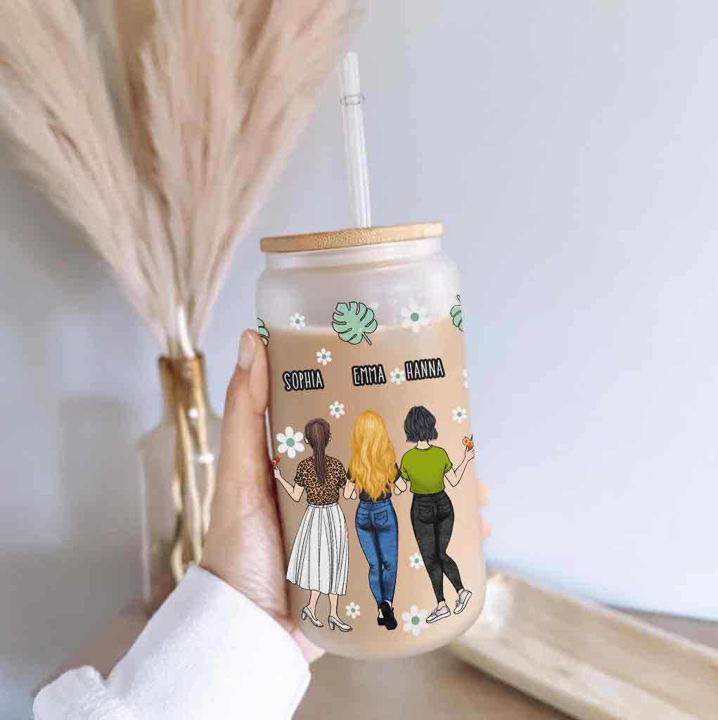 Meilleures amies pour toujours - Verre à canette personnalisé pour meilleures amies