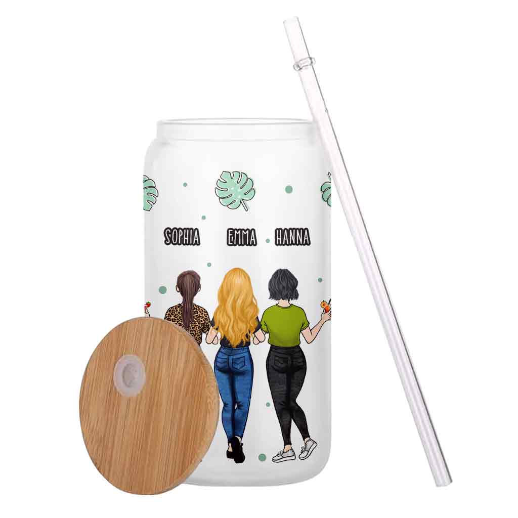 Meilleures amies pour toujours - Verre à canette personnalisé pour meilleures amies