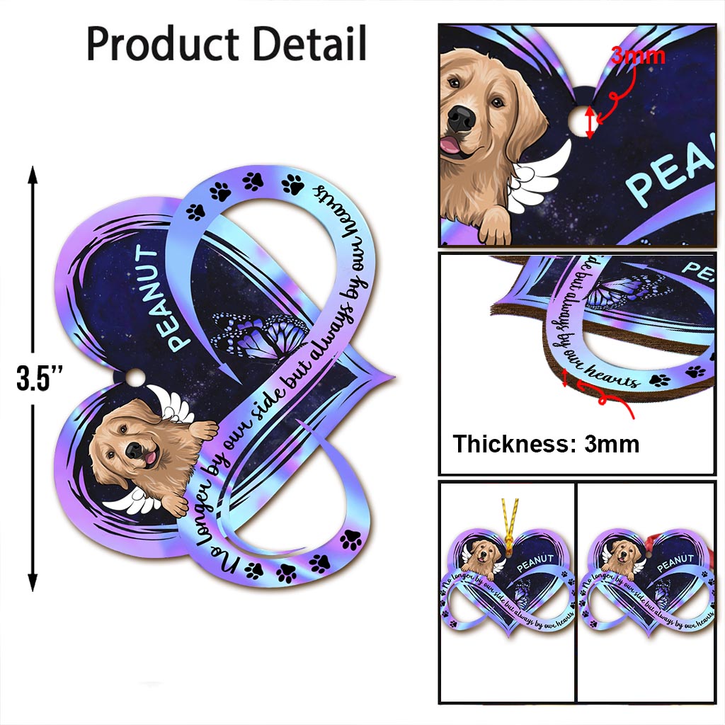 Plus à nos côtés - Ornement personnalisé pour chien