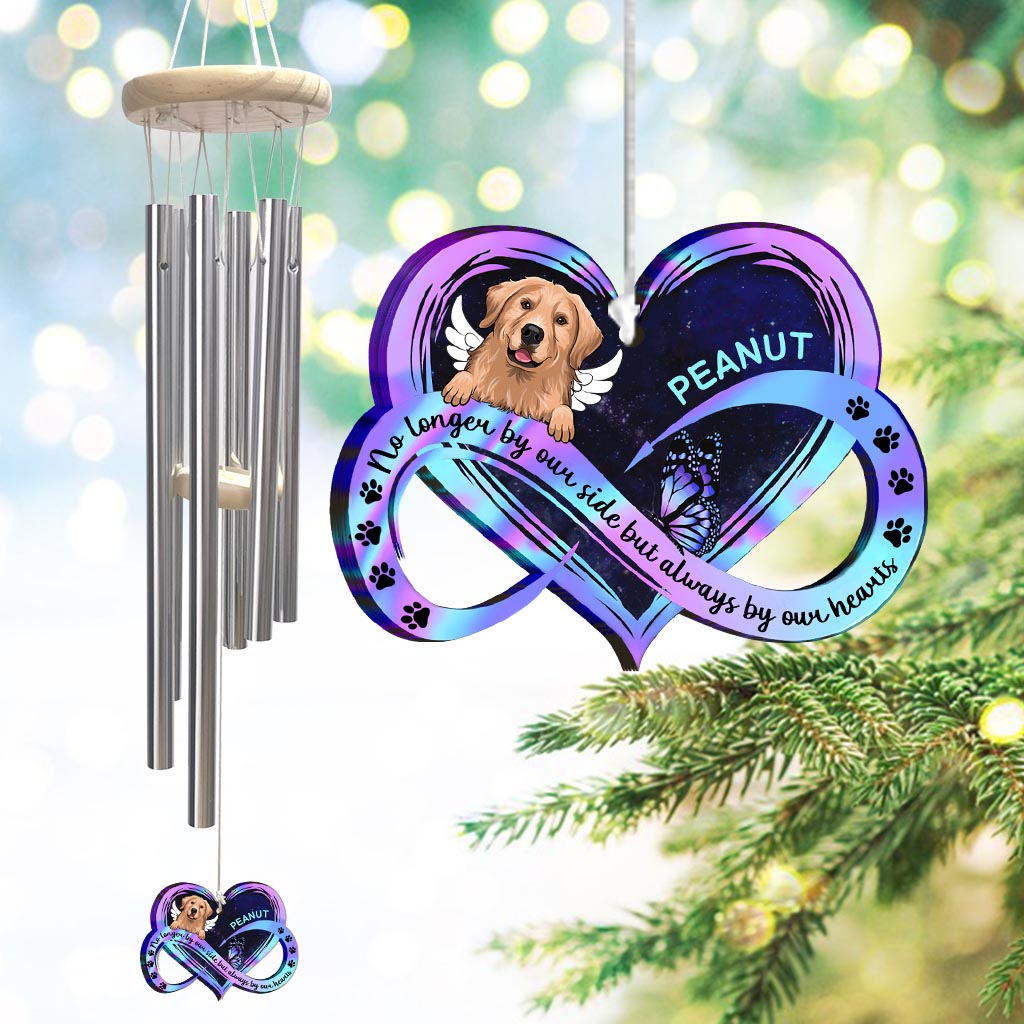 No Longer By Our Side - Personalized Dog Wind Chime