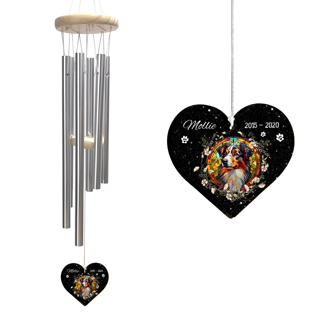 Je t'aime - Carillon éolien personnalisé pour chien