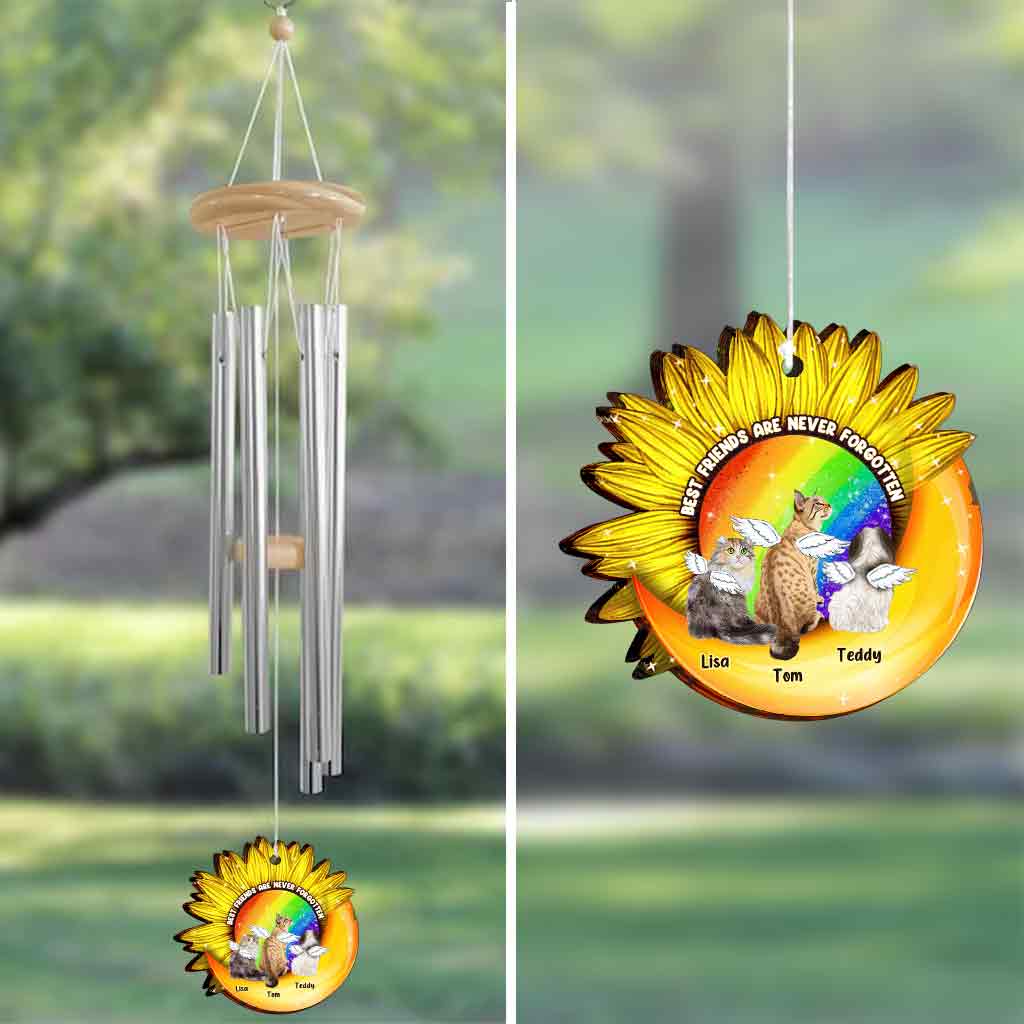 Les meilleurs amis ne sont jamais oubliés - Carillon éolien personnalisé pour chien