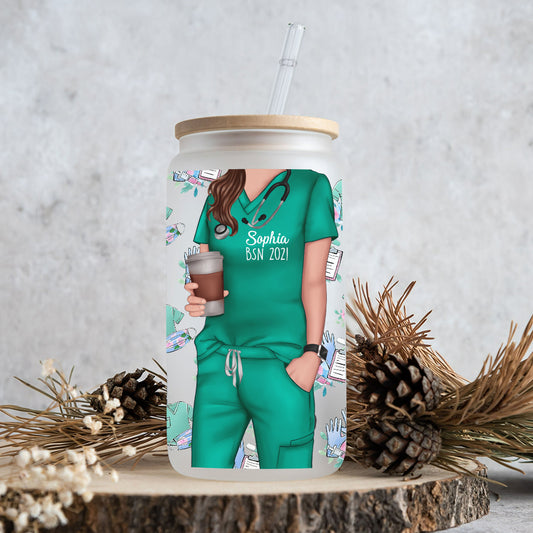 Elle croyait en elle - Verre personnalisé pour infirmière