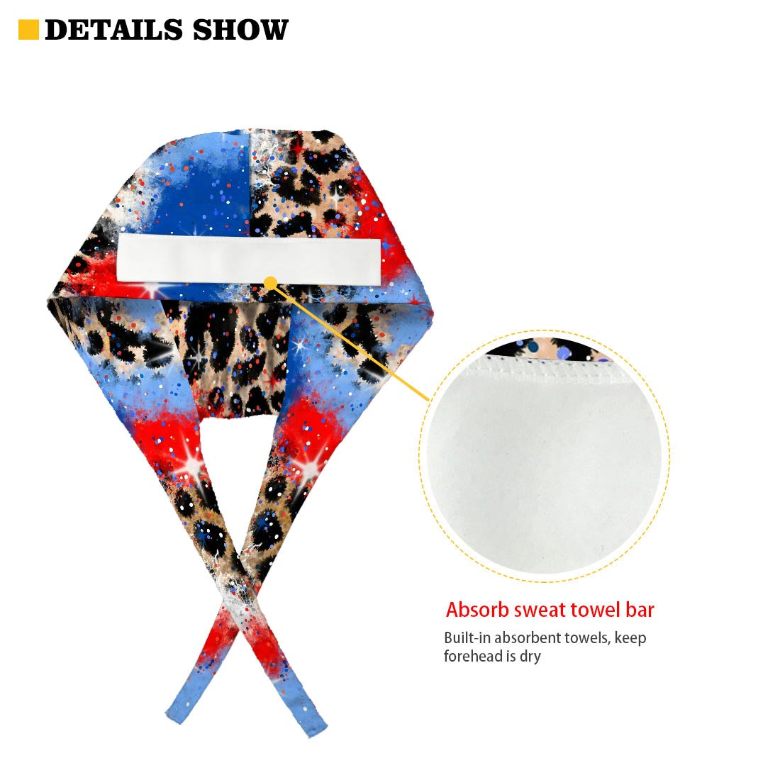 Fière d'être infirmière américaine - Bonnet de bloc opératoire personnalisé