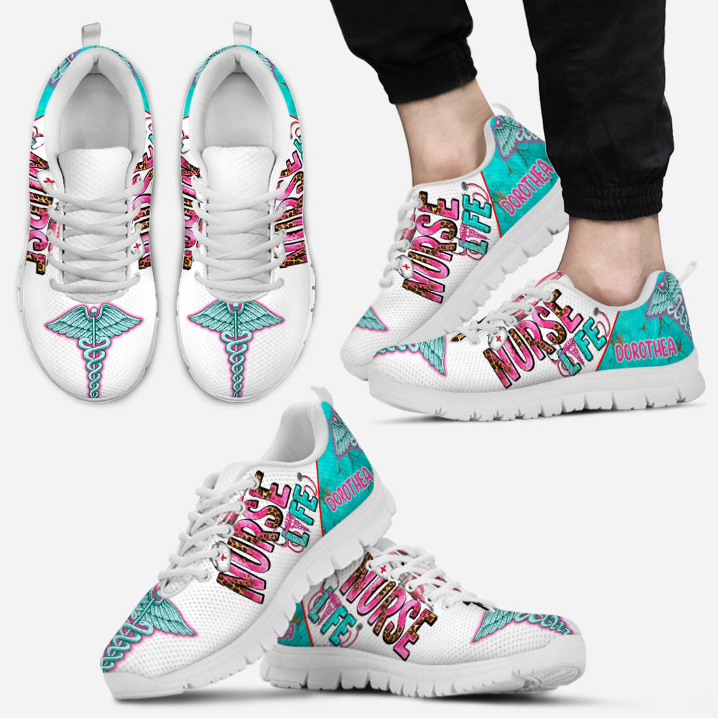 Fière d'être infirmière de l'Ouest - Baskets personnalisées pour infirmières