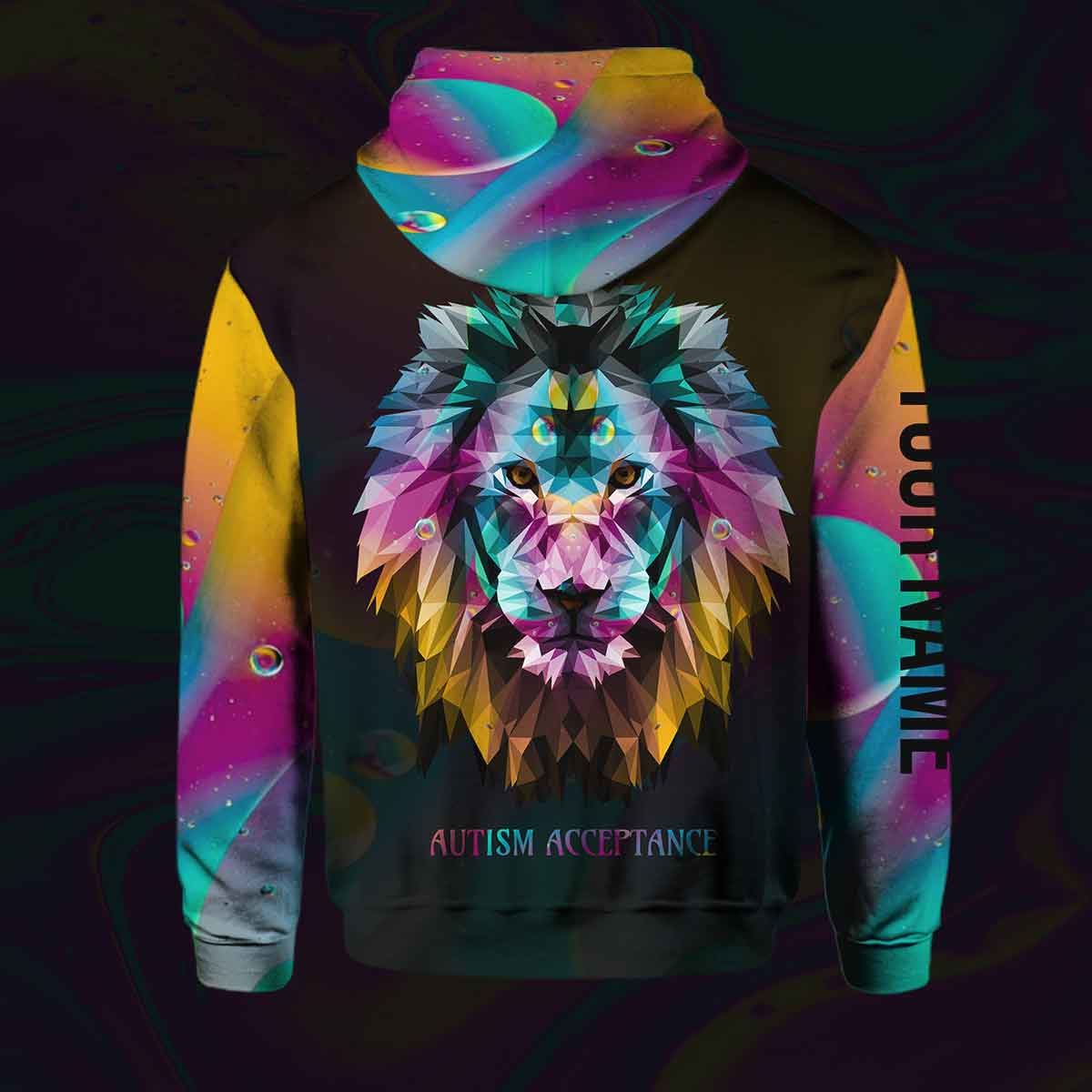 N'abandonnez jamais - T-shirt et sweat à capuche personnalisés pour la sensibilisation à l'autisme