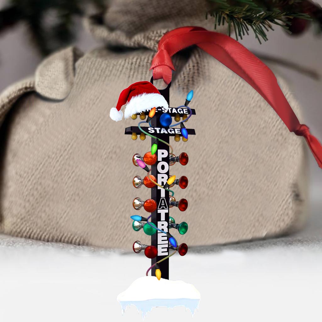 Mon sapin de Noël - Décoration de course automobile (Imprimée des deux côtés)