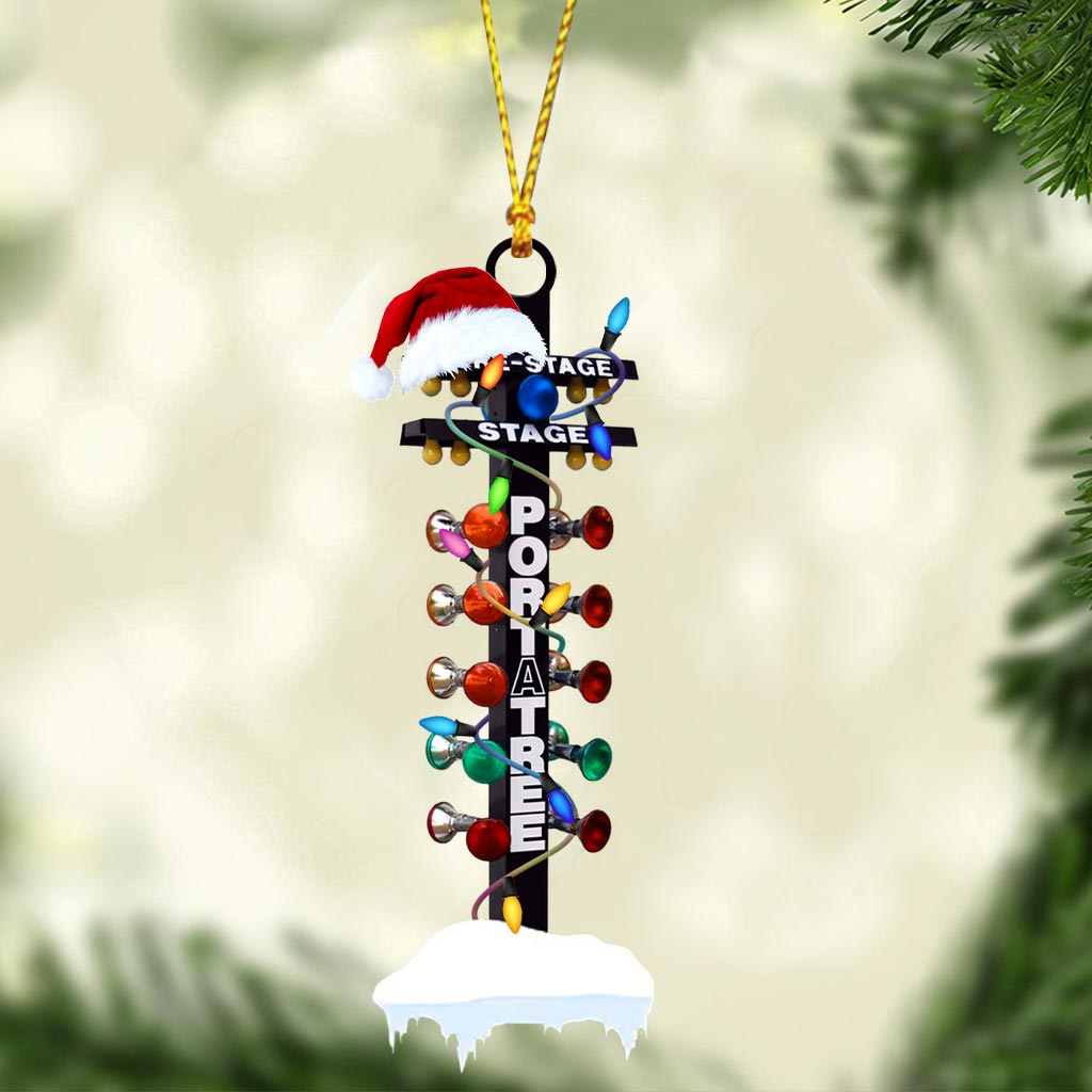 Mon sapin de Noël - Décoration de course automobile (Imprimée des deux côtés)