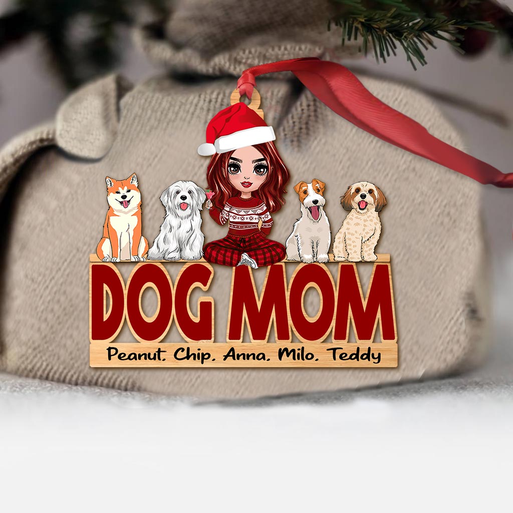 Maman de chien - Ornement de Noël personnalisé pour chien