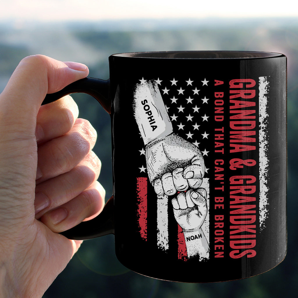 Grand-mère et petits-enfants : le lien indéfectible - Mug personnalisé pour grand-mère