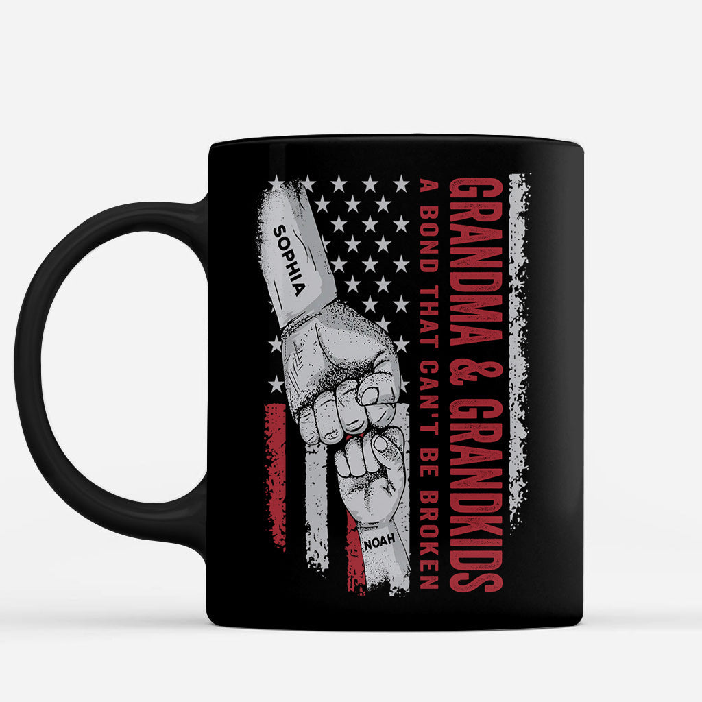 Grand-mère et petits-enfants : le lien indéfectible - Mug personnalisé pour grand-mère