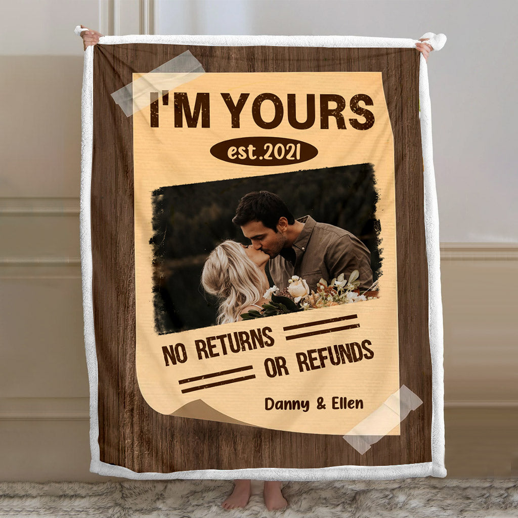 I'm Yours - Personalized Couple Blanket