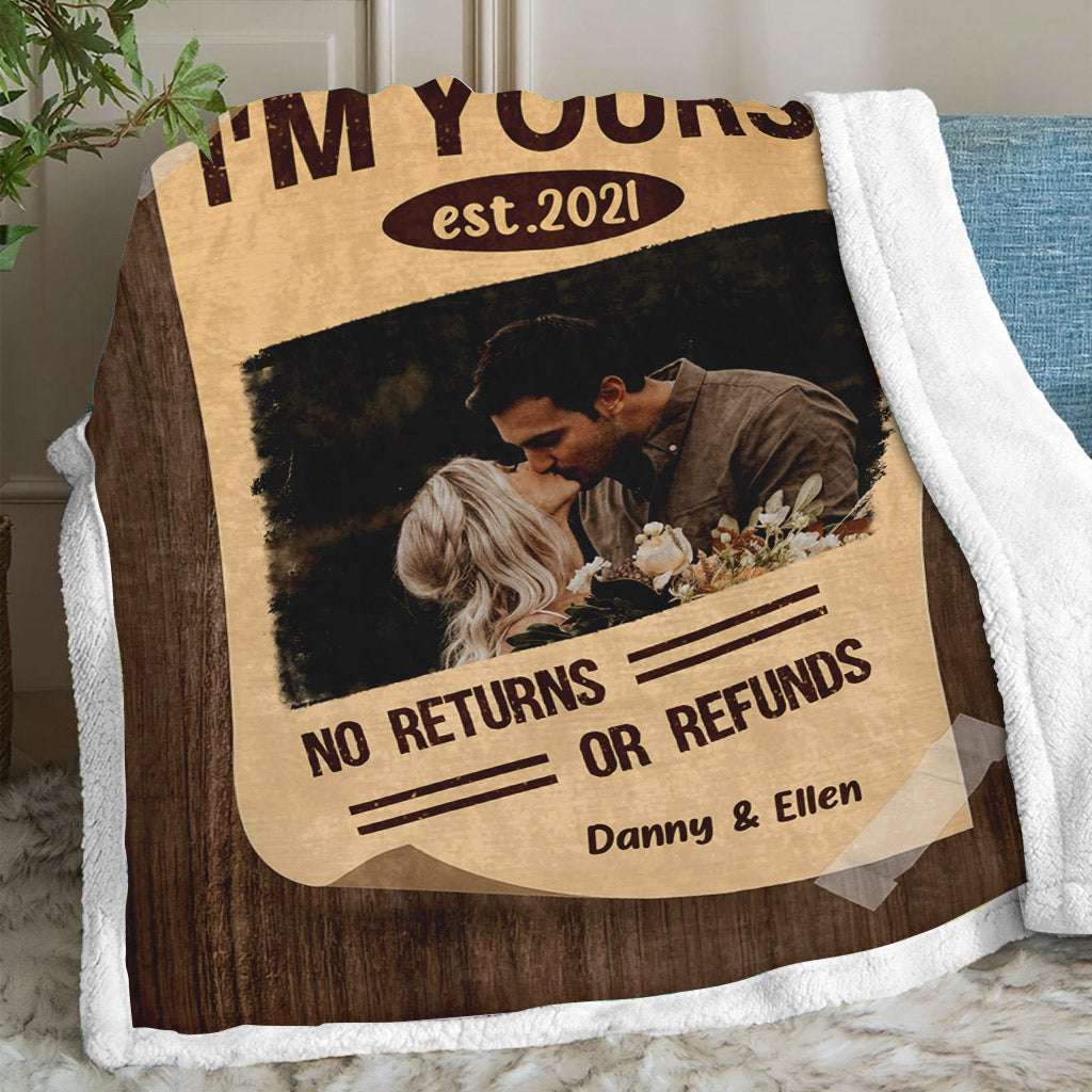 I'm Yours - Personalized Couple Blanket