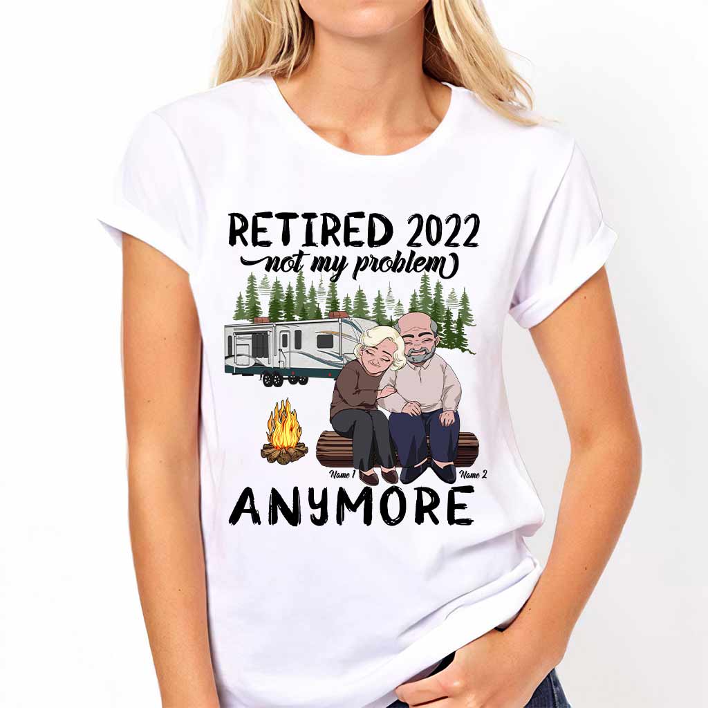 Je veux juste te tenir la main - T-shirt et sweat à capuche personnalisés pour un vieux couple en camping - « Je veux juste te tenir la main »