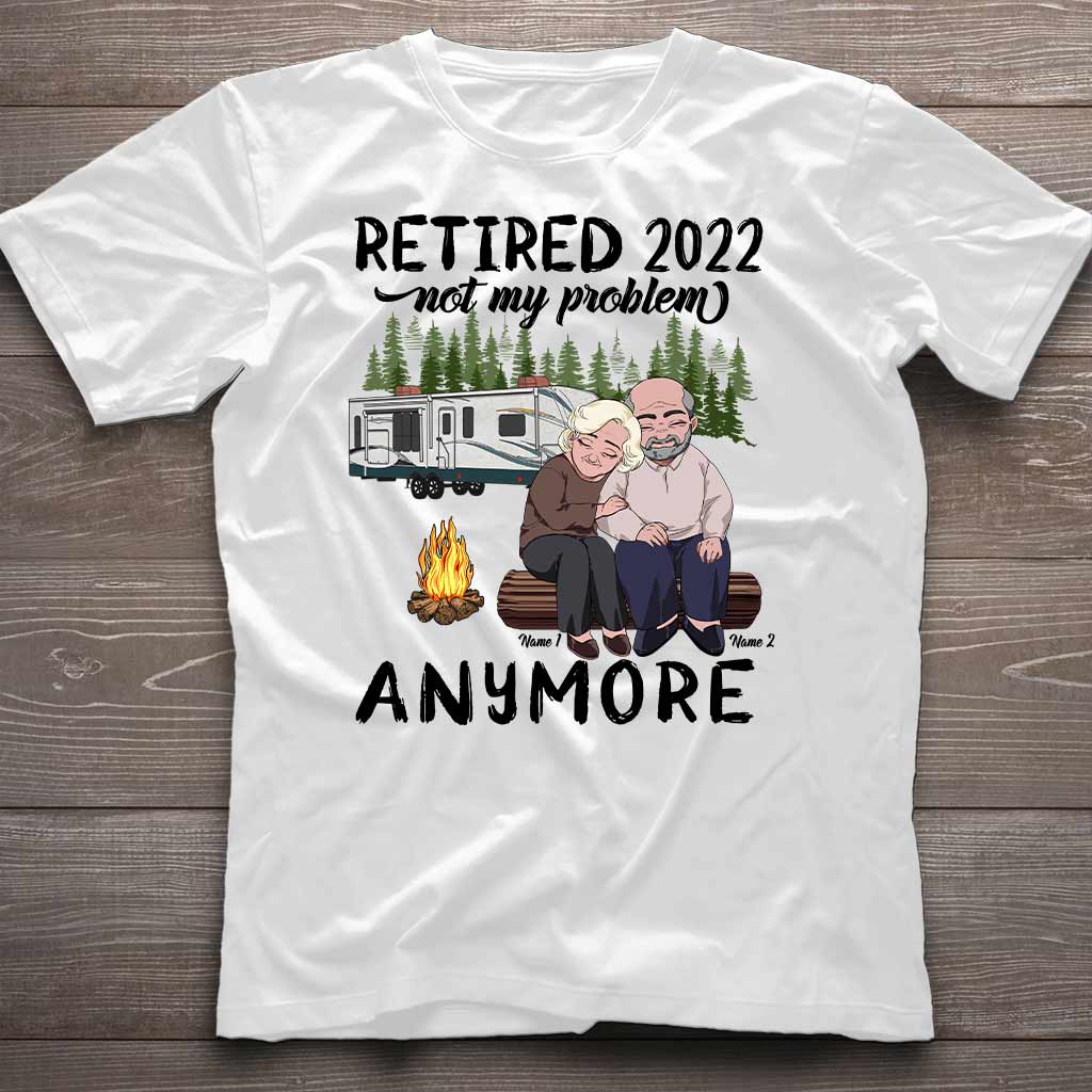 Je veux juste te tenir la main - T-shirt et sweat à capuche personnalisés pour un vieux couple en camping - « Je veux juste te tenir la main »