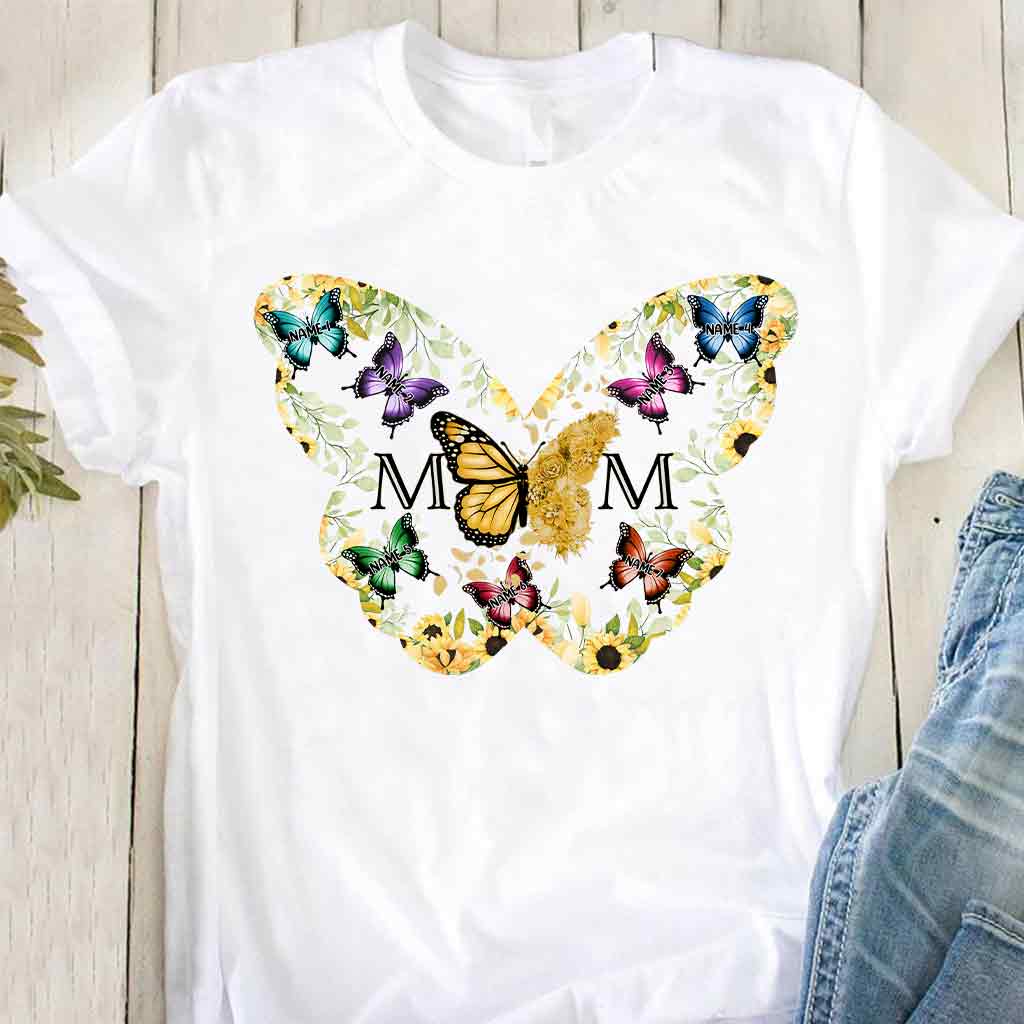 T-shirt et sweat à capuche personnalisés « Maman Papillon »