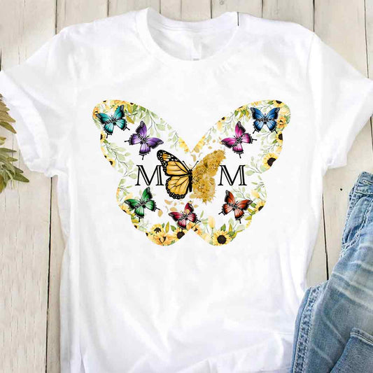 T-shirt et sweat à capuche personnalisés « Maman Papillon »
