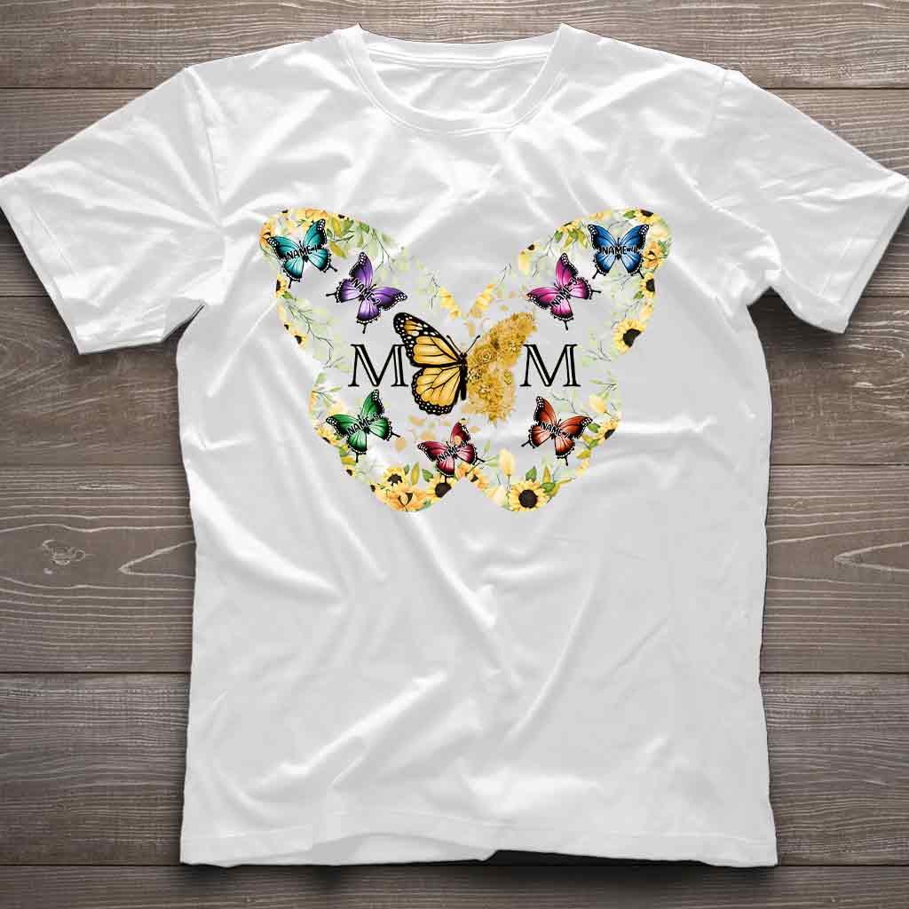 T-shirt et sweat à capuche personnalisés « Maman Papillon »