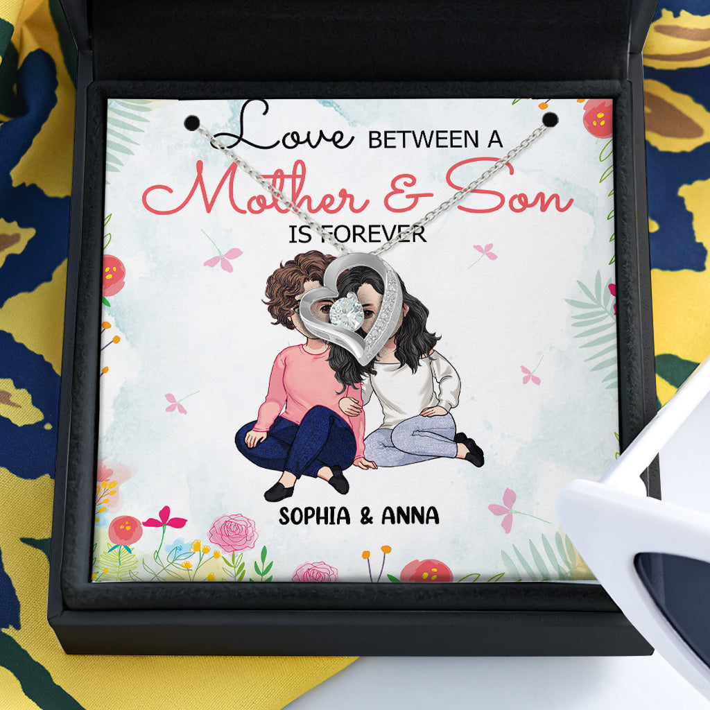 L'amour d'une mère - Collier personnalisé pour la fête des mères 