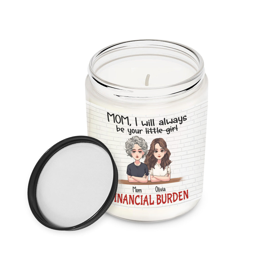 I Will Always Be Your Little Girl - Personalized Mother's Day Mother Candle