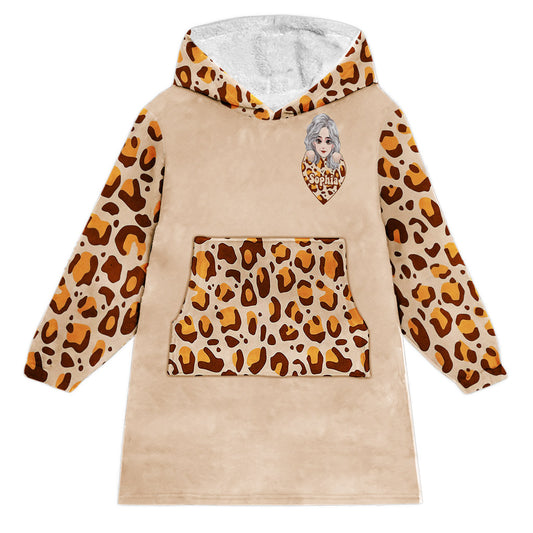 Grand-mère Grand-mère Grand-mère - Couverture à capuche personnalisée pour la fête des mères