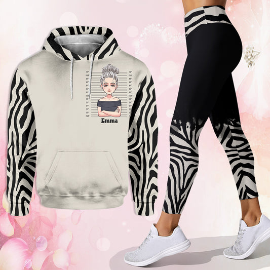 Ensemble sweat à capuche et legging « Mamie Complices » personnalisé pour la fête des mères