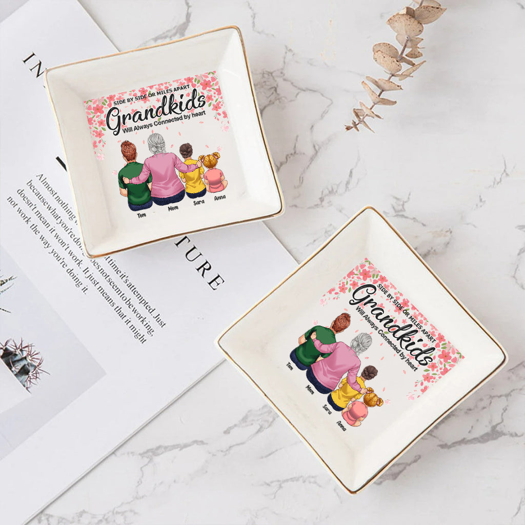 Side By Side - Cadeau pour grand-mère, grand-père - Porte-bijoux personnalisé