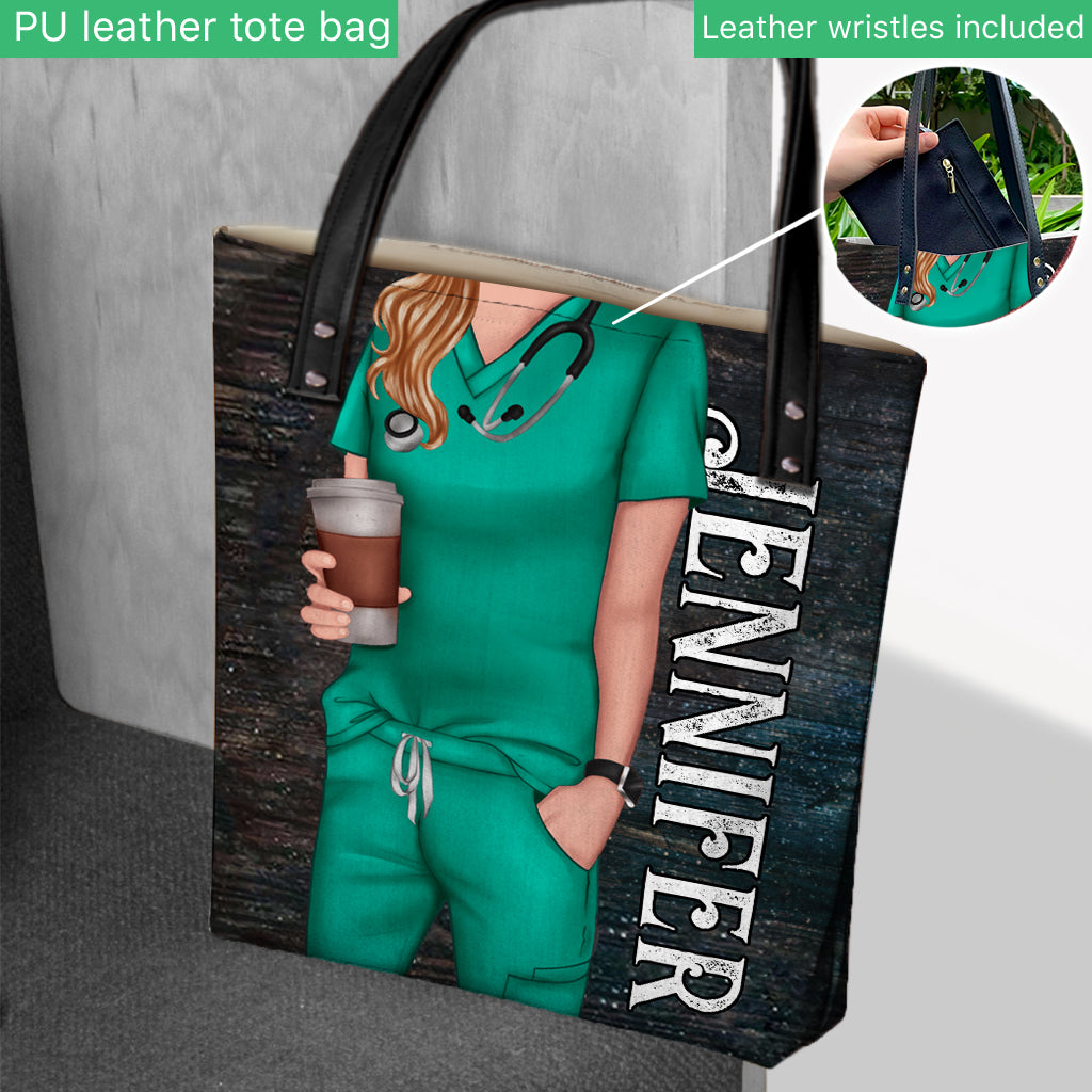 Vie d'infirmière - Sac fourre-tout personnalisé pour infirmière